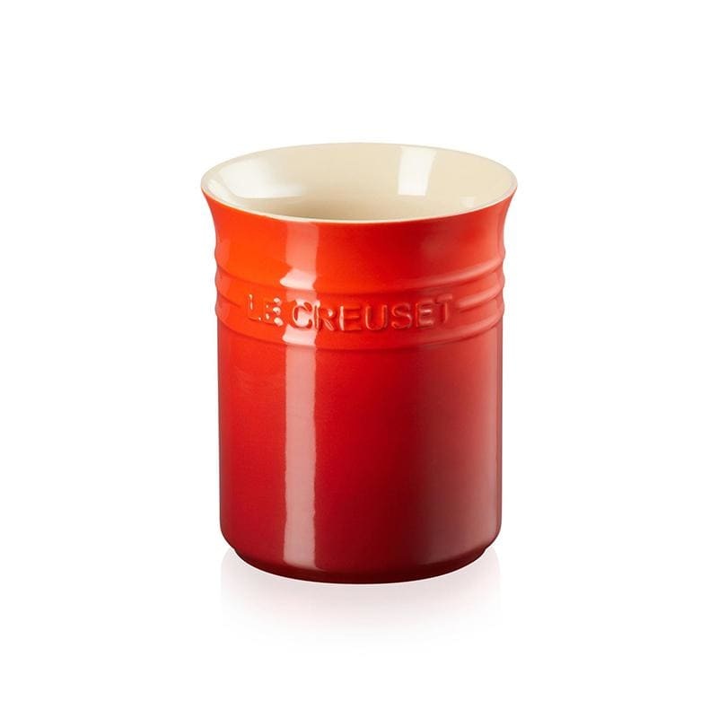 Le Creuset Stoneware Small Utensil Jar Cerise