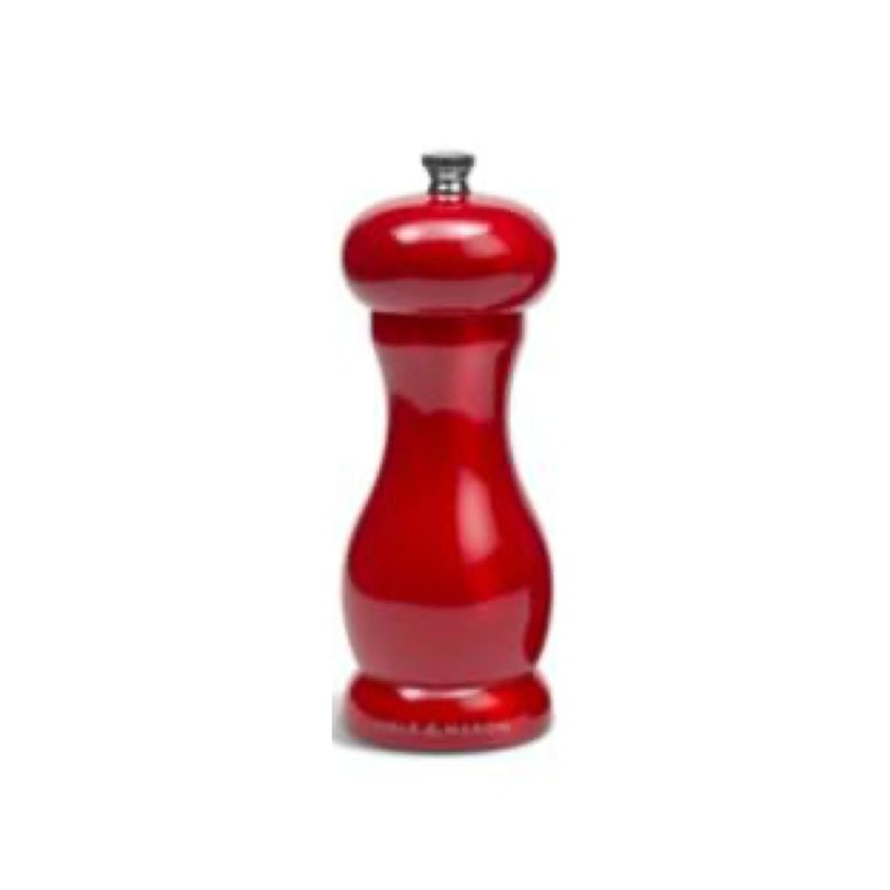 Cole & Mason Precision Red Gloss Oxford Salt Mill