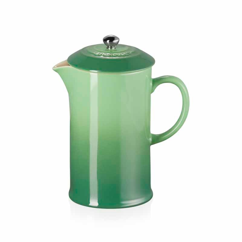 Le Creuset Stoneware Cafetiere with Metal Press 1L Bamboo Green
