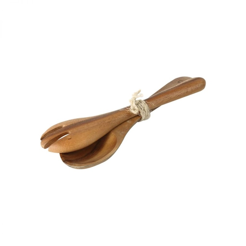 T&G Tuscany Salad Servers Set Acacia