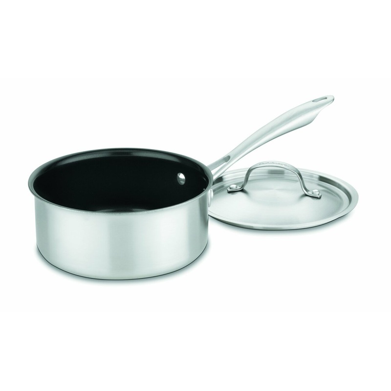 Cuisinart 2-qt Saucepan Tri-Ply non-stick Green | GGT19-18