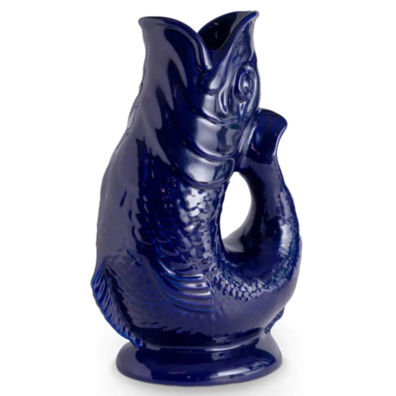 Wade Earthenware Fish Gluggle Jug Small