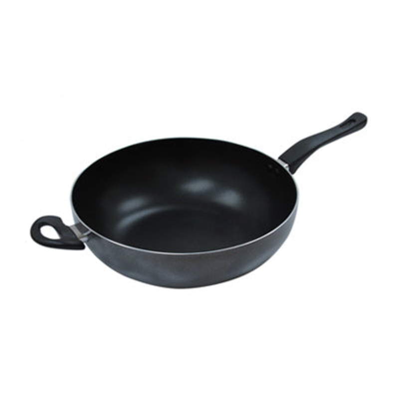 Healthy Bear Wok |BCAL-24W-IN| 24cm Pressed Aluminum INDUCTION compatible