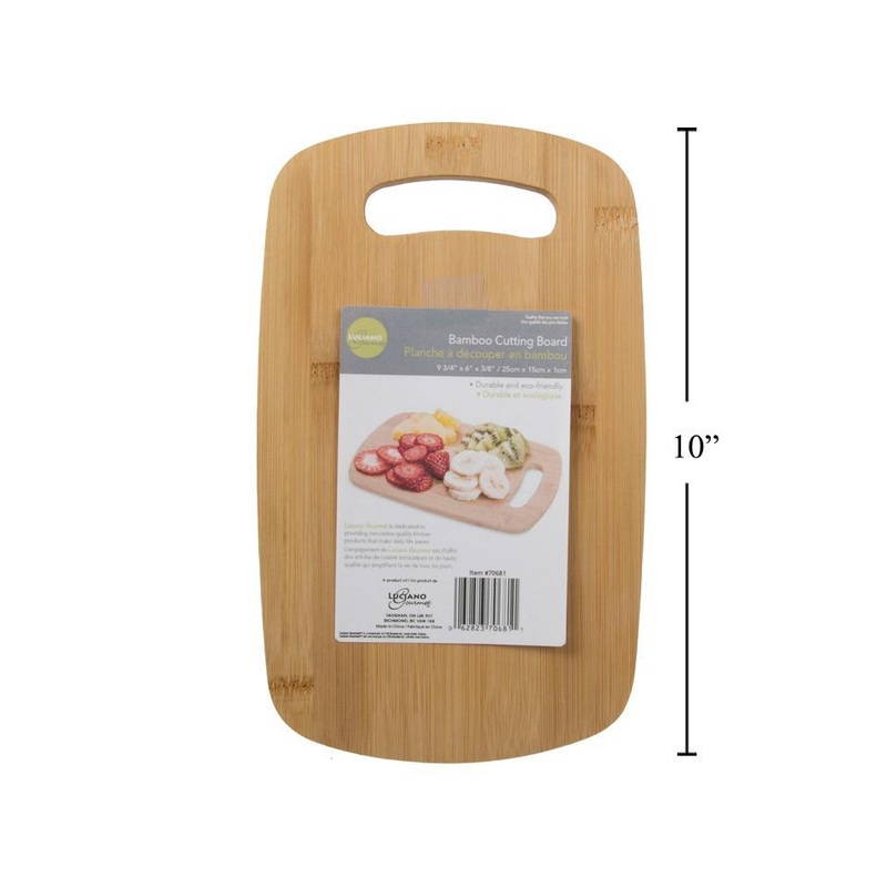 L.Gourmet Bamboo Cutting Board 25x15x1.1cm | 70681