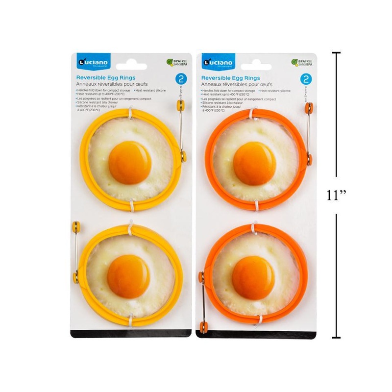 Luciano 2-pc Reversible Egg Ring, Silicone | 80008