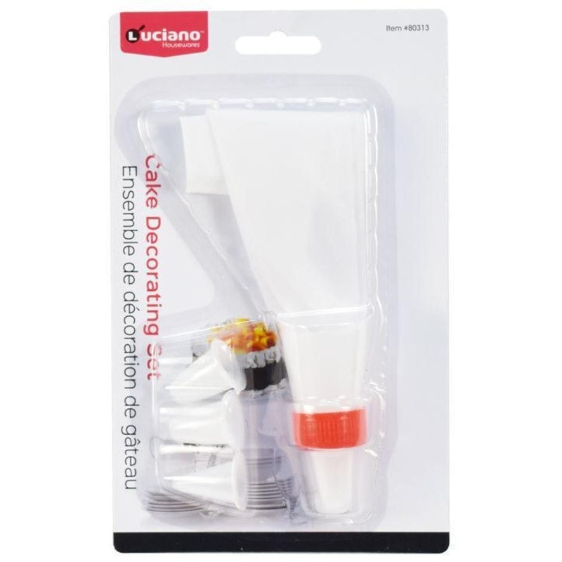 Luciano 80313 Cake Decorating Set w/  4 Tips