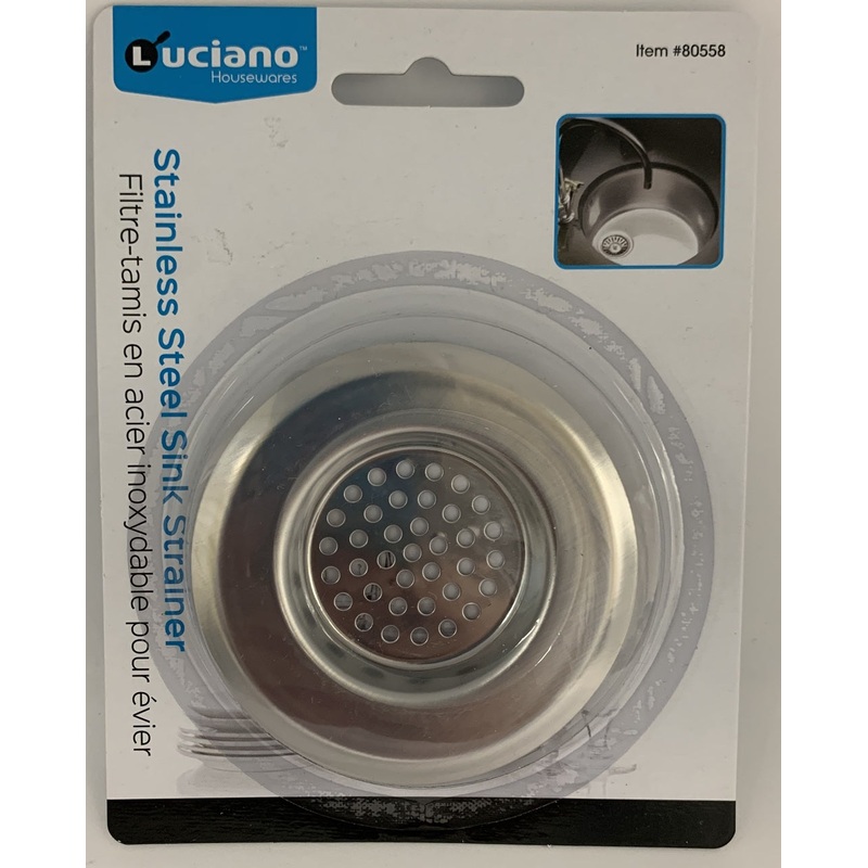 Luciano Housewares Stainless Steel Sink Strainer | 80558