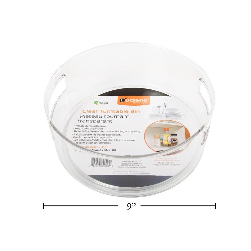 Luciano Turntable Bin 9'' | 80010