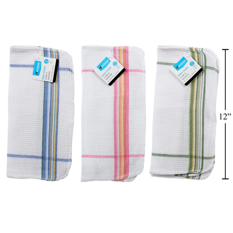 Luciano Waffle Dish Cloth 2pc | 80237
