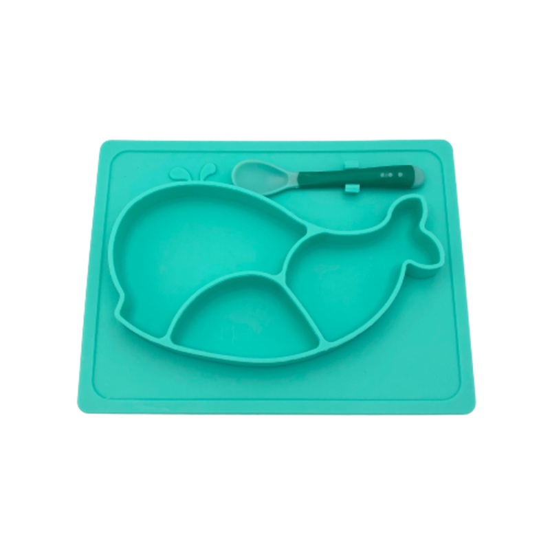 Tootsie B Whale Silicone Sectioned Plate | 05048