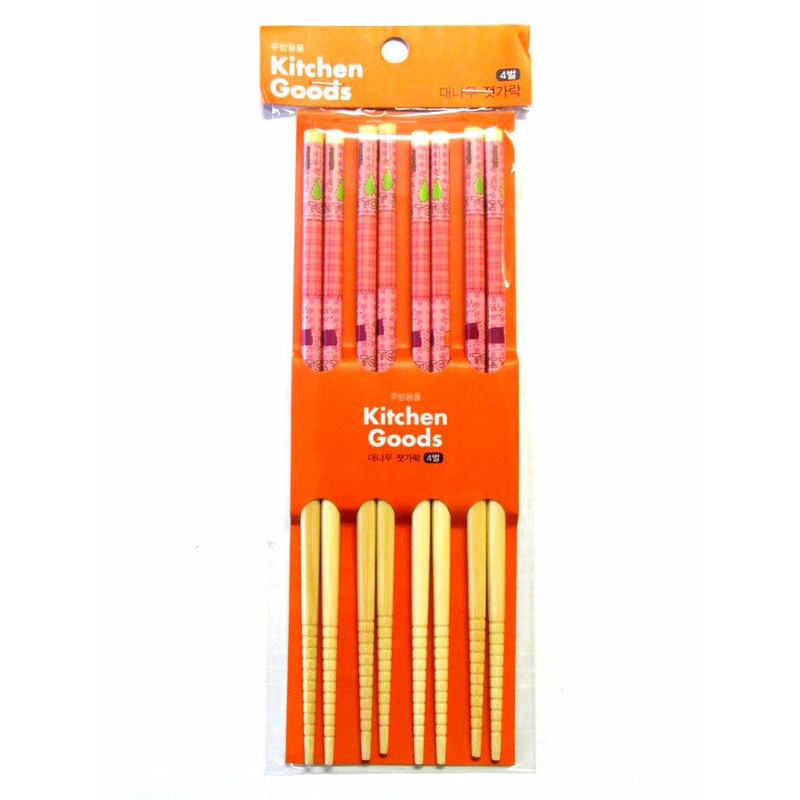 Bamboo Chopstick |F233| 4 Pairs
