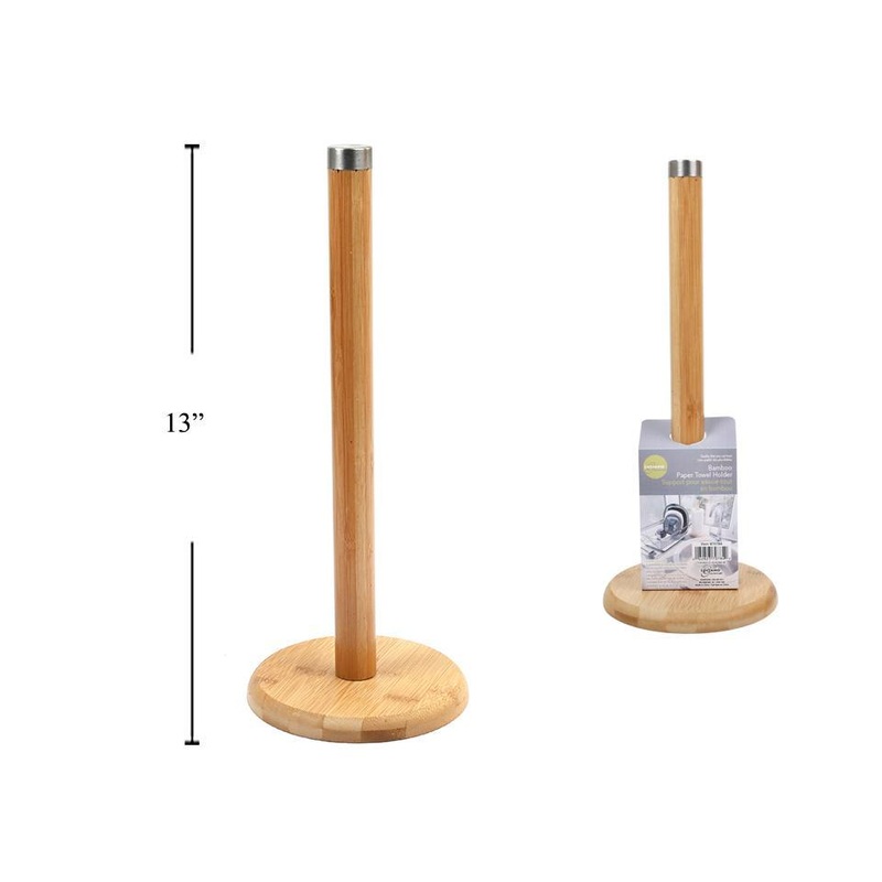 L.Gourmet Bamboo Paper Towel Holder | 70784
