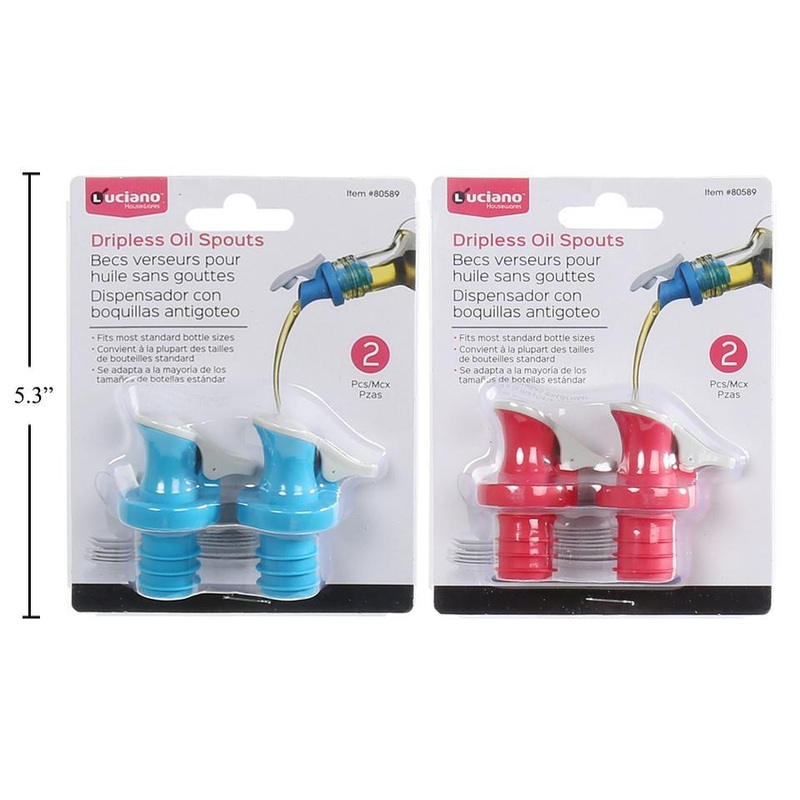 Luciano 2-pc Dripless Oil Spouts set | 80589