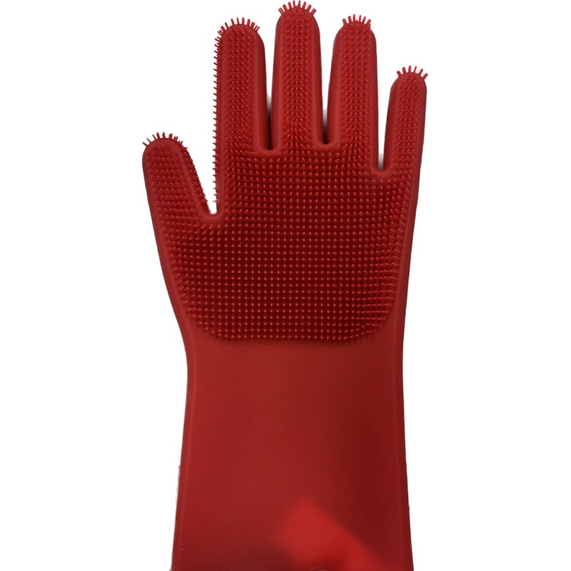 Luciano Double Sided Silicone Glove| 70768 | assorted color(grey/red)