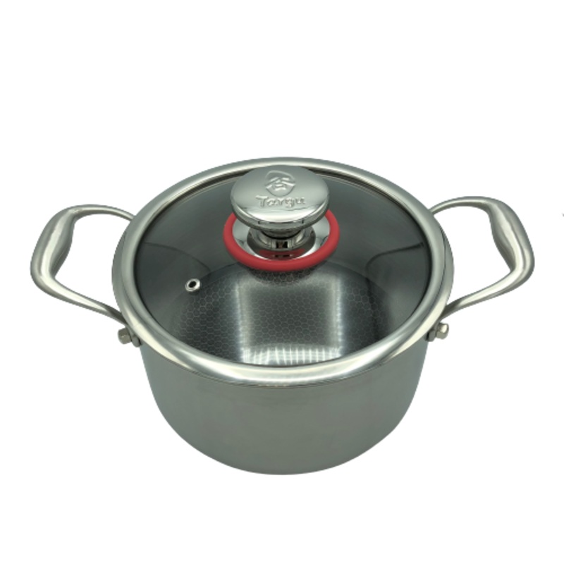 Targu Hybrid Dutch Oven: 20cm with glass lid | BC-HW20DOG