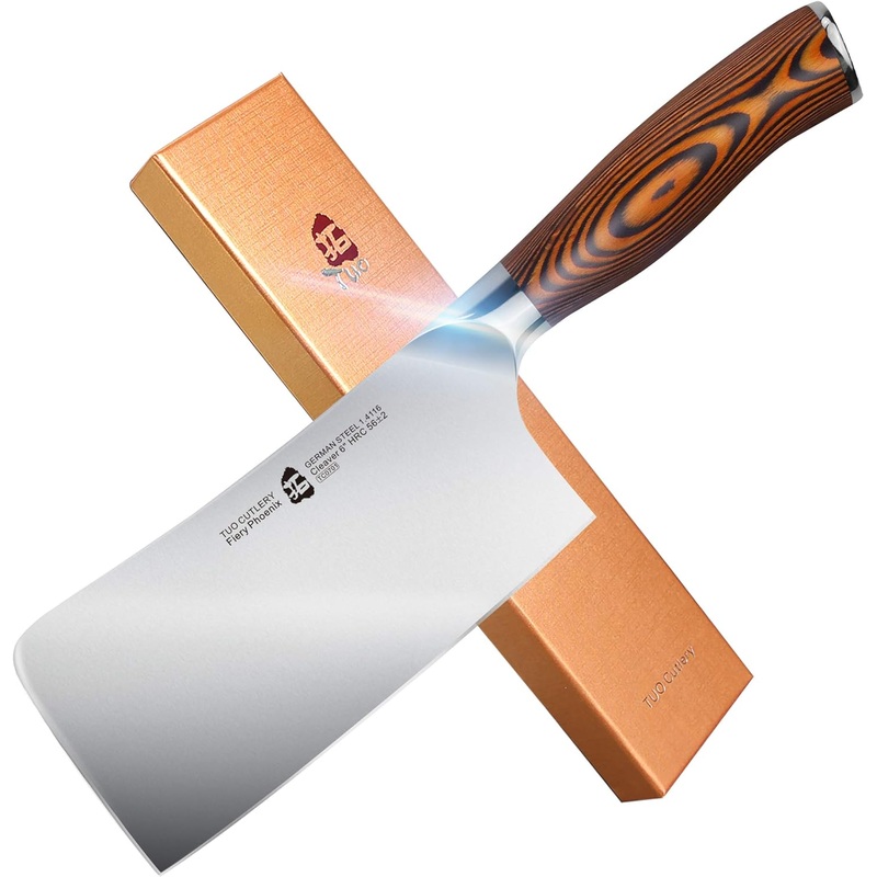 Tuo Fiery Phoenix Cleaver 6'' | TC0701