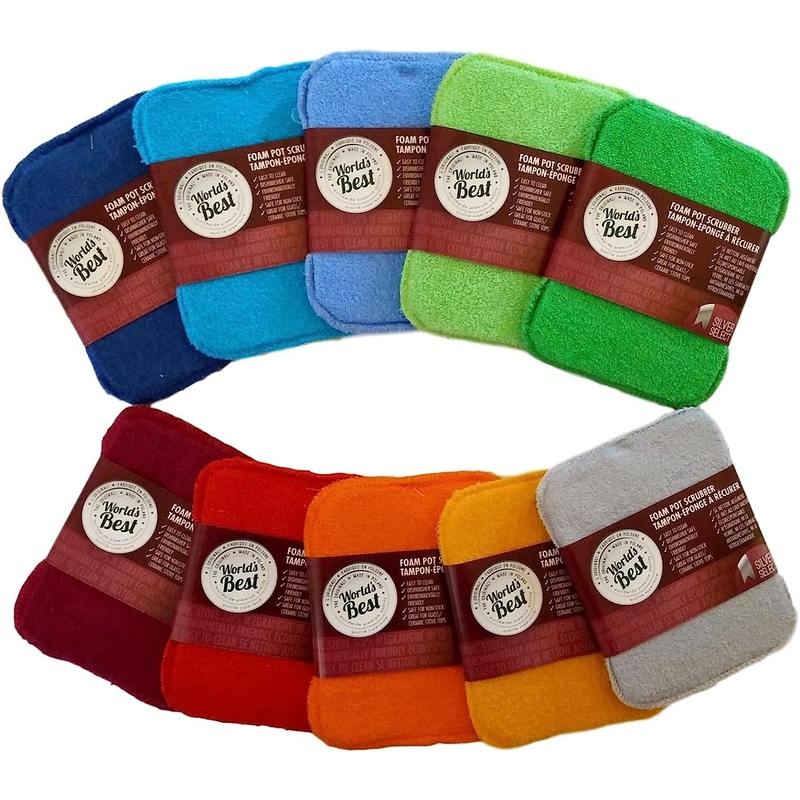World's Best Foam Scrubber 1-Pack (Assorted Colours) | ITEM V-B