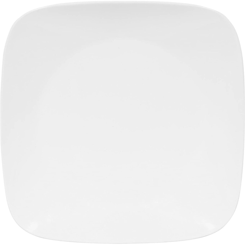 Corelle Square Pure White |1069961| Dinner Plate 10.25"