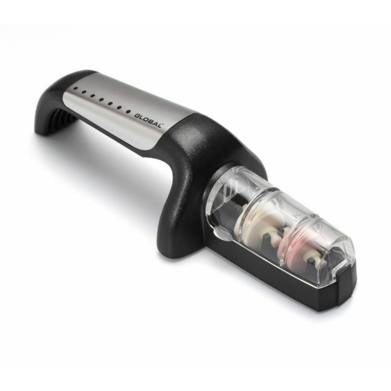 Global Kitchen Knife Water Sharpener |71G91SB| Stainless Ceramic