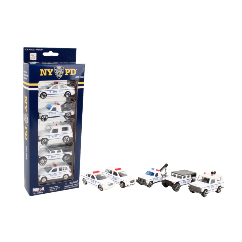 NYPD 5 PIECE VEHICLE GIFT SET