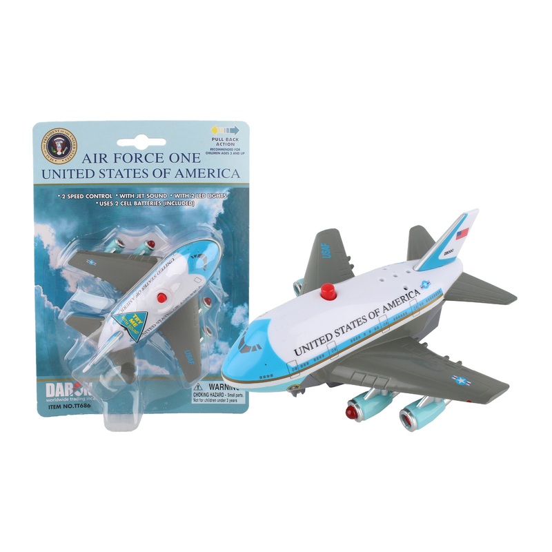 AIR FORCE ONE PULLBACK W/LIGHT & SOUND