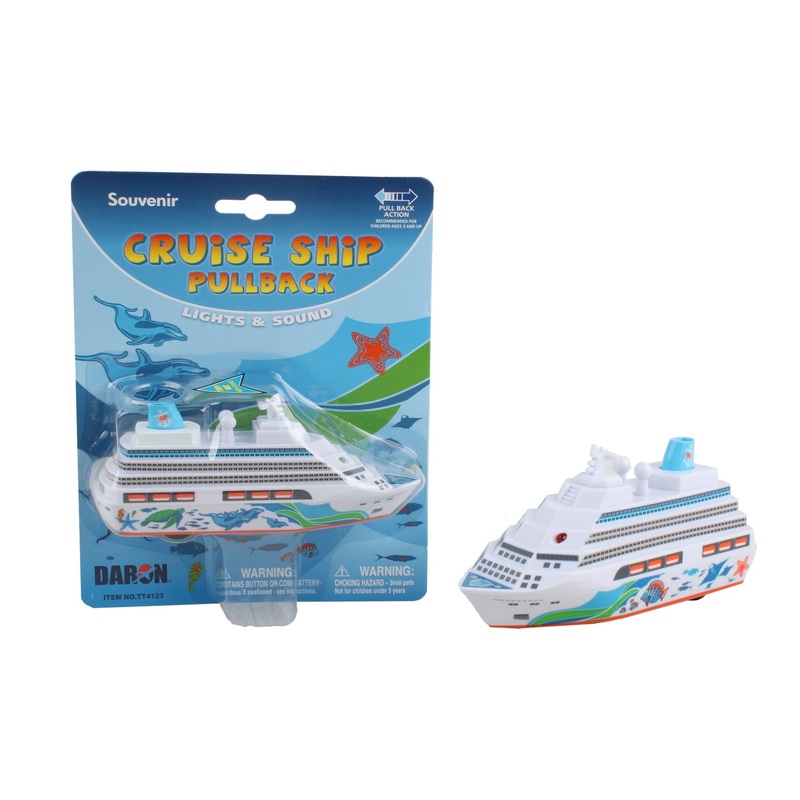 CRUISE SHIP PULLBACK W/LIGHTS & SOUND