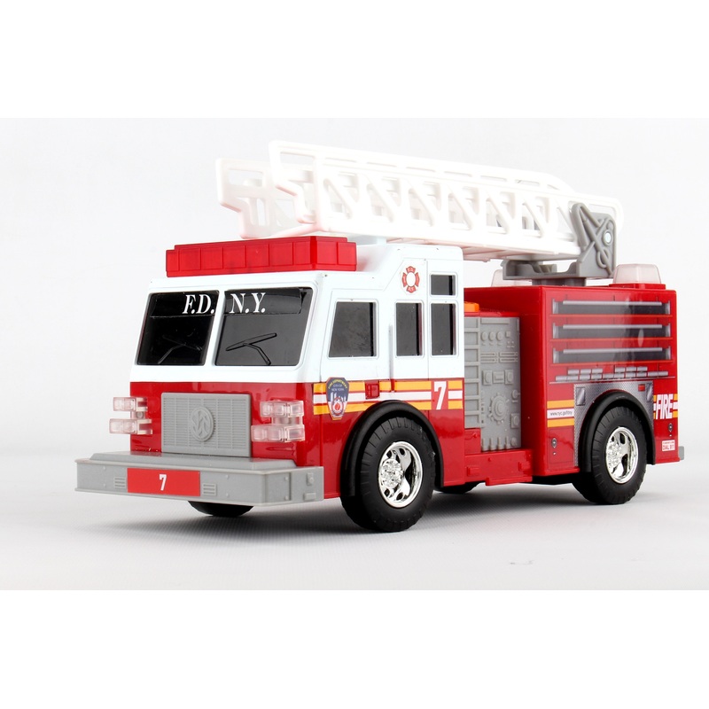 FDNY MOTORIZED LADDER TRUCK WITH LIGHTS & SOUND  (**)
