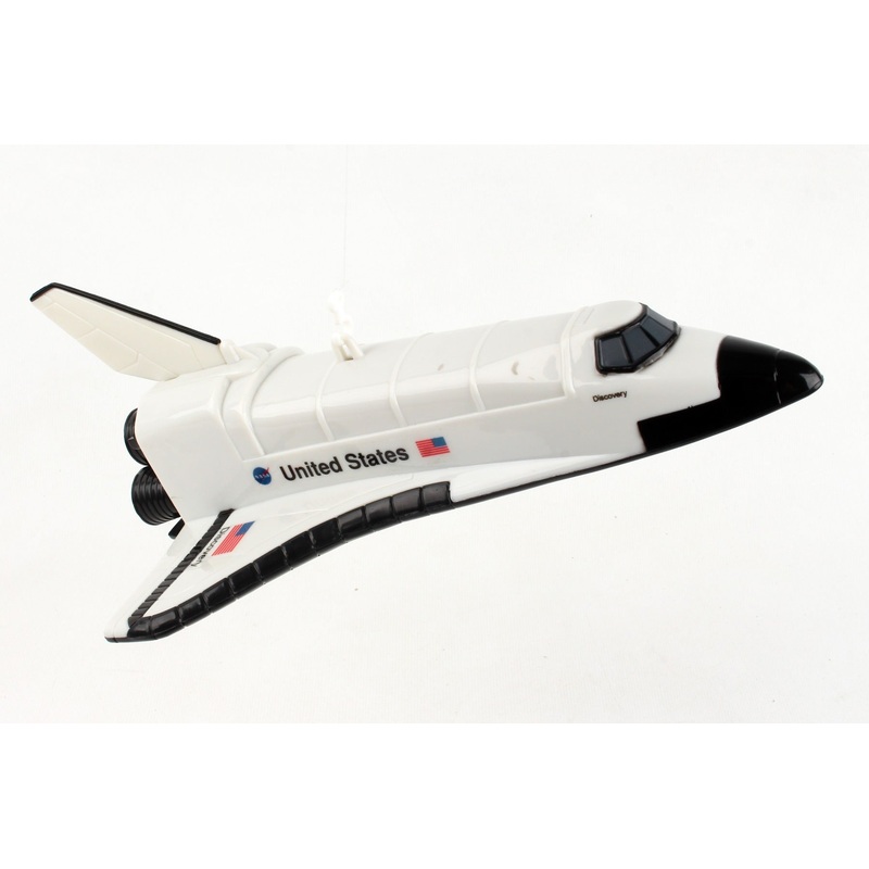FLYING SPACE SHUTTLE ON A STRING