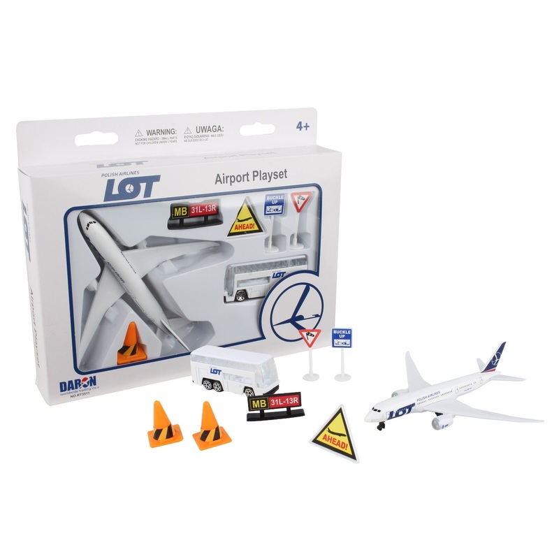 LOT AIRLINES SMALL PLAYSET (**)