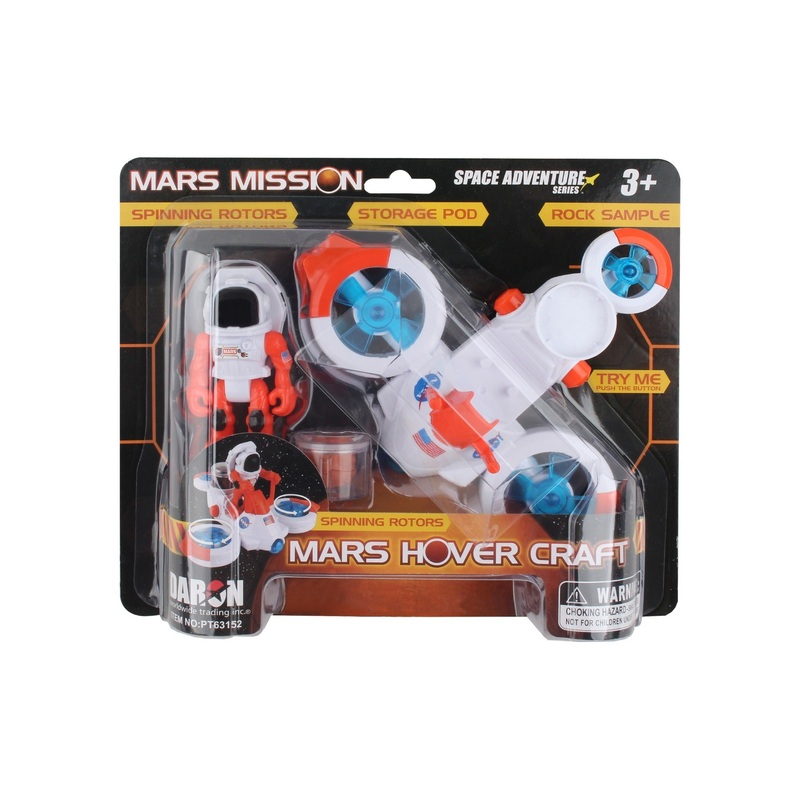 MARS MISSION HOVER CRAFT W/ASTRONAUT