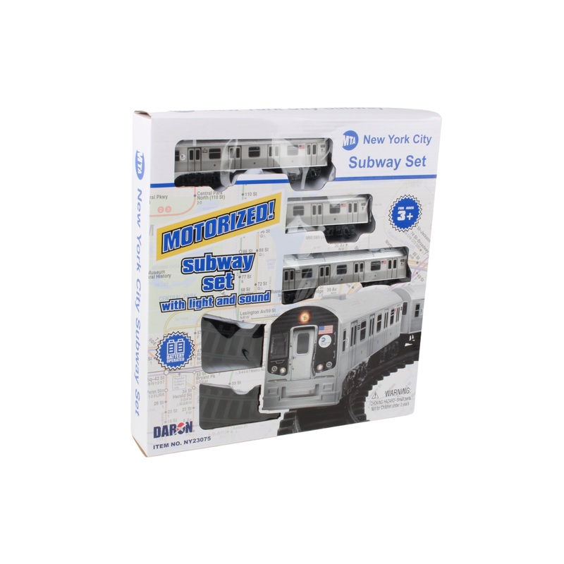 MTA 3 PIECE TRAIN SET W/TRACK