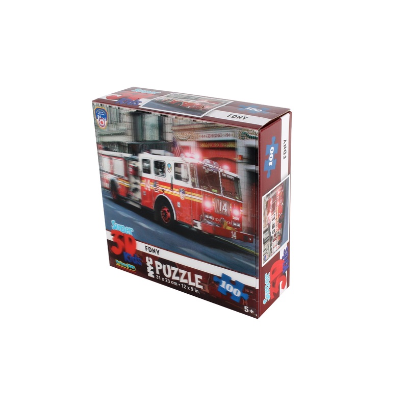 NYC - FDNY FIRE TRUCK - 100 PIECES (**)