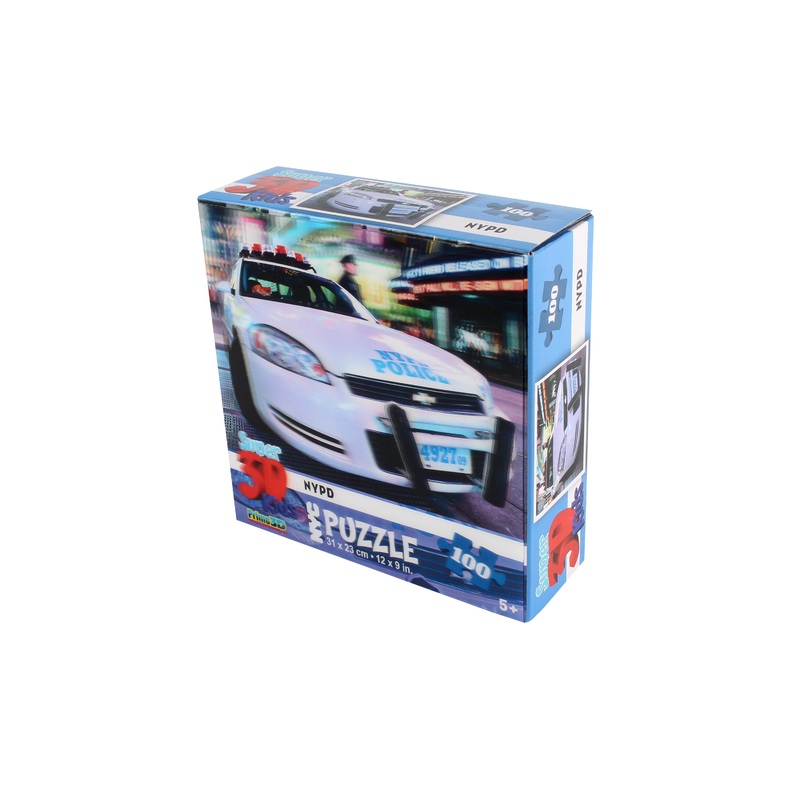 NYC NYPD 3D PUZZLE -100 PIECES (**)