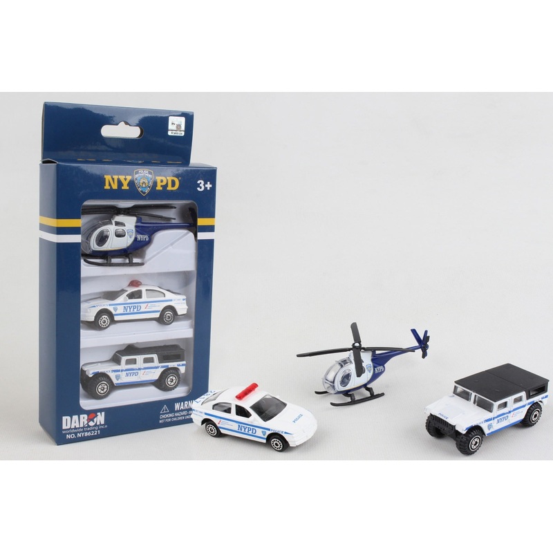 NYPD 3 PIECE VEHICLE SET (**)