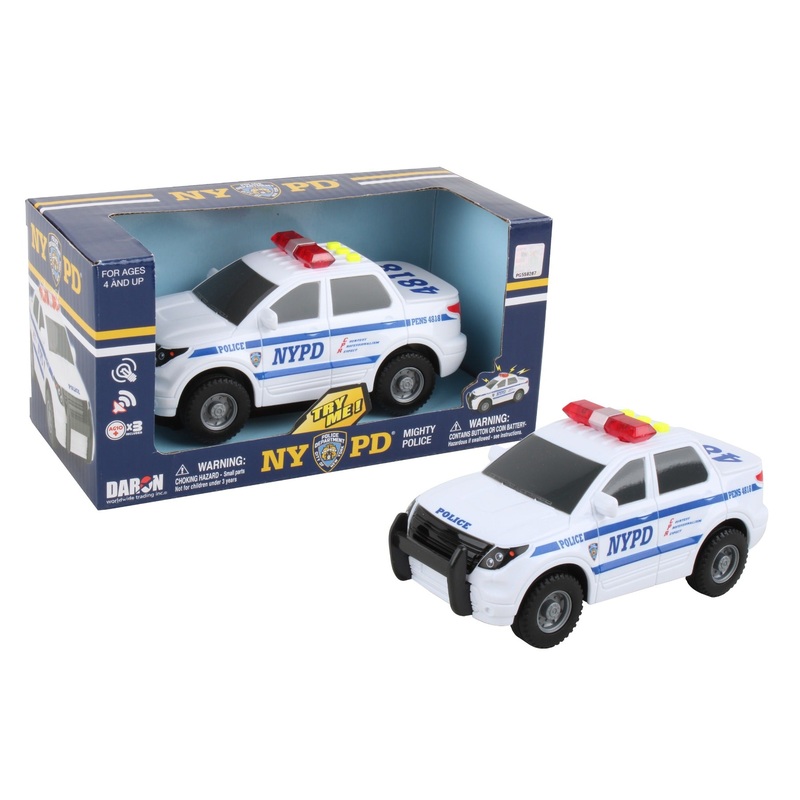 NYPD MIGHTY POLICE CAR W/LIGHT & SOUND
