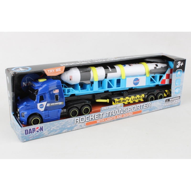 SPACE ADVENTURE ROCKET TRANSPORTER W/LIGHTS & SOUND