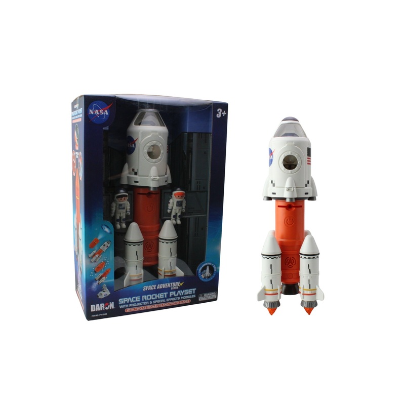 SPACE ADVENTURE SPACE ROCKET PLAYSET W/CAPSULE