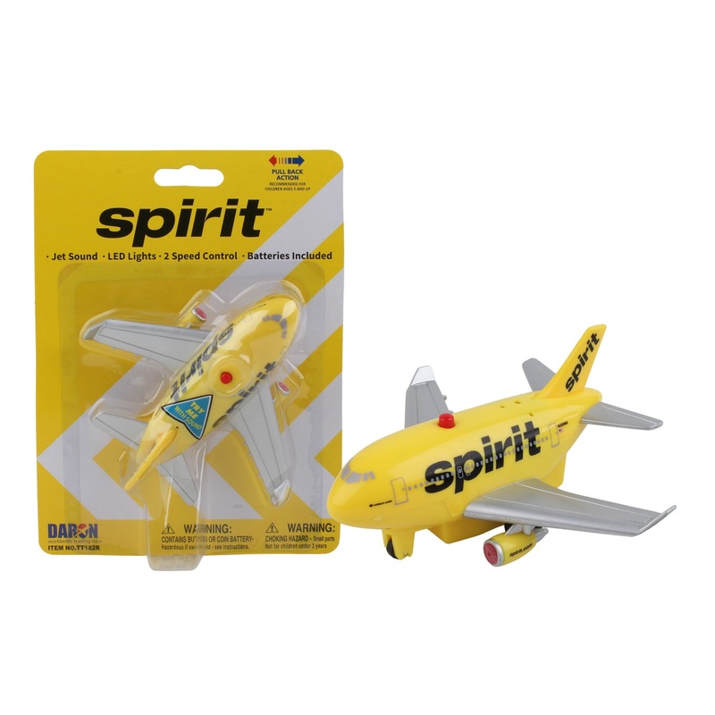 SPIRIT AIRLINES PULLBACK W/LIGHT & SOUND (**)