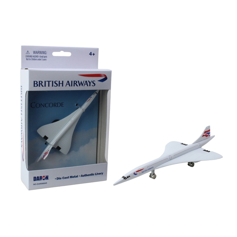 BRITISH AIRWAYS CONCORDE SINGLE PLANE