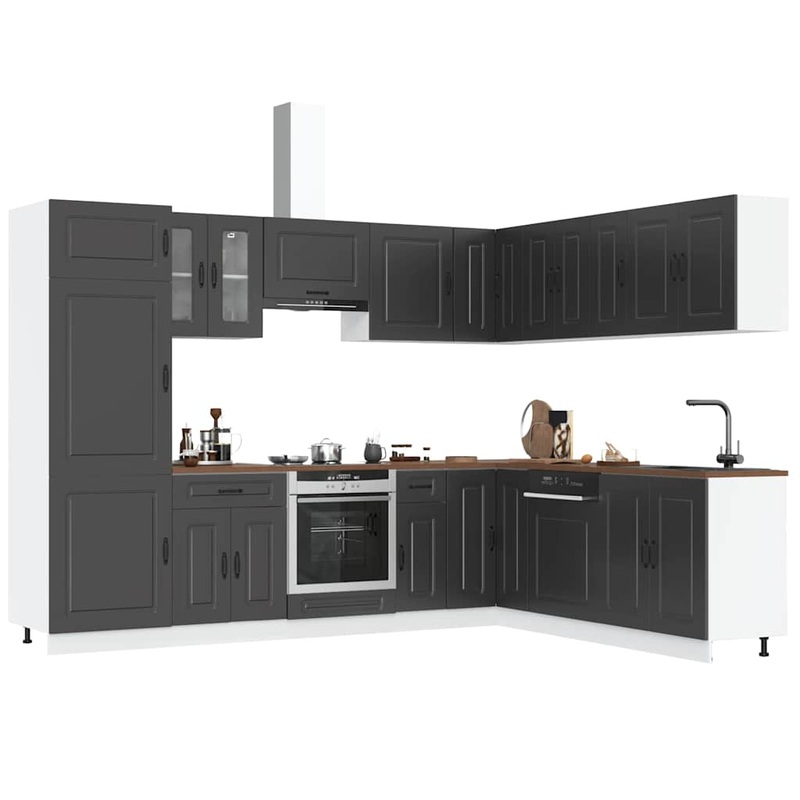 Ensemble d'armoires de cuisine 14 pcs Kalmar bois d'ingnierie