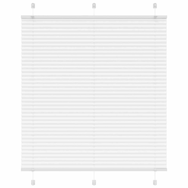 Store pliss blanc 120x150cm largeur du tissu 119,4cm polyester