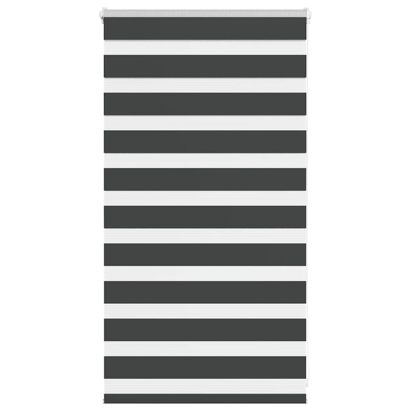 Store zbre noir 75x100 cm largeur du tissu 70,9 cm polyester