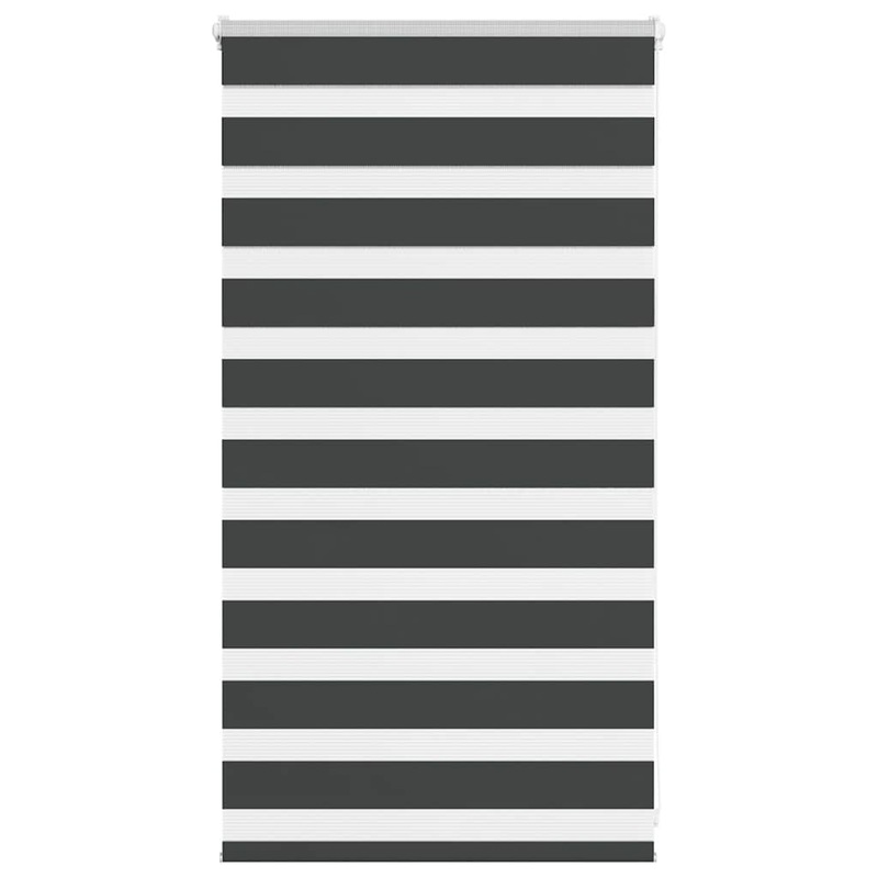 Store zbre noir 80x100 cm largeur du tissu 75,9 cm polyester