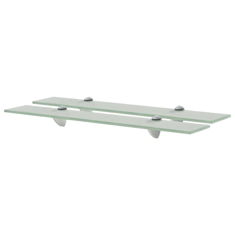 tagres murales 2 pcs Verre 60x10 cm 8 mm